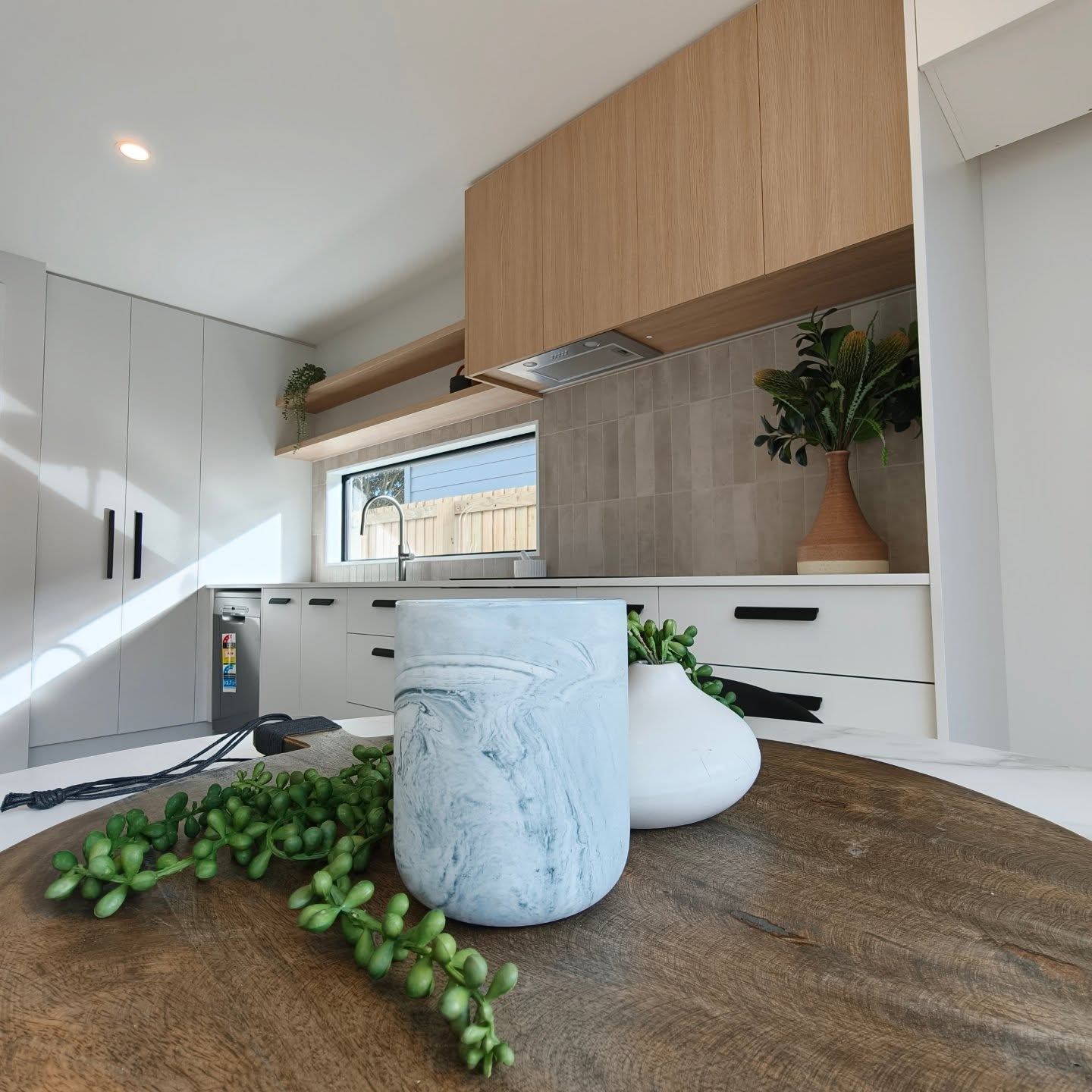 New build kitchen painting, Rolleston