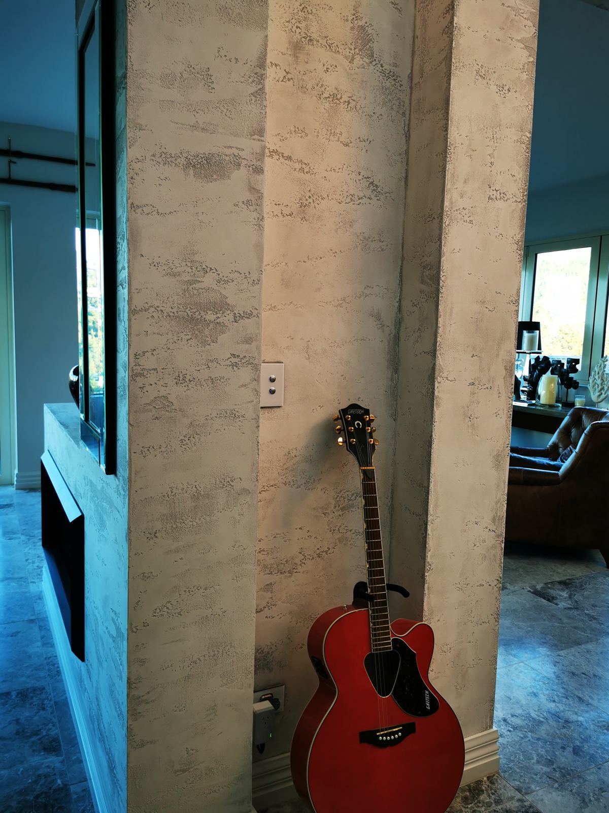 Travertino Romano interior columns, Cashmere Hill